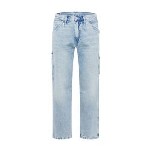 LEVI'S Rifľové kapsáče '568 STAY LOOSE CARPENTER LIGHT INDIGO - FLAT FINISH'  modrá denim