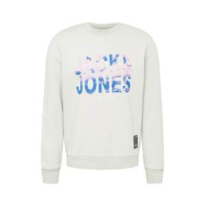 JACK & JONES Mikina 'FUTURE'  námornícka modrá / svetlosivá / fialová / čierna