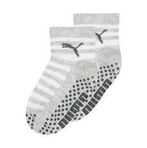 PUMA Ponožky  sivá / biela / antracitová