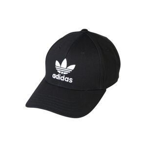 ADIDAS ORIGINALS Čiapka 'Trefoil'  čierna / biela