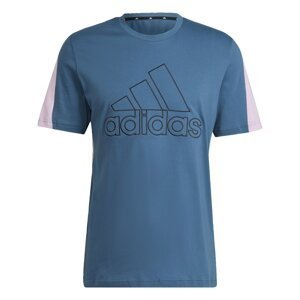 ADIDAS SPORTSWEAR Funkčné tričko  modrosivá / čierna / biela