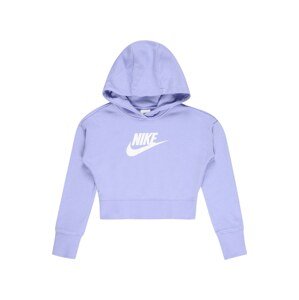 Nike Sportswear Mikina  striebornosivá / svetlofialová