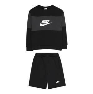 Nike Sportswear Joggingová súprava  sivá / čierna / biela