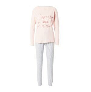 Dorothy Perkins Pyžamo  sivá melírovaná / ružová / pastelovo ružová