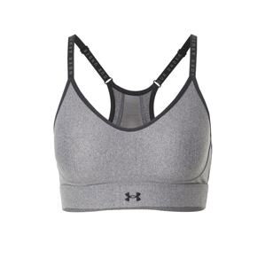 UNDER ARMOUR Športová podprsenka  sivá melírovaná / čierna