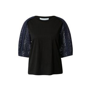 3.1 Phillip Lim Tričko  námornícka modrá / čierna