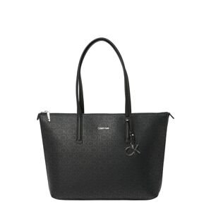 Calvin Klein Shopper 'MUST'  antracitová / čierna / strieborná