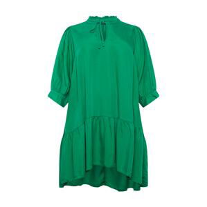Zizzi Košeľové šaty 'PORSCHA'  trávovo zelená