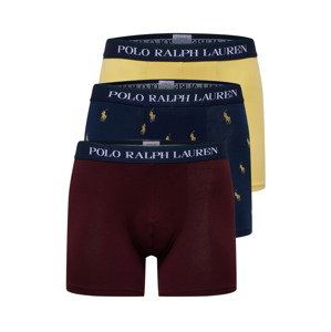 Polo Ralph Lauren Boxerky  tmavomodrá / žltá / bordová