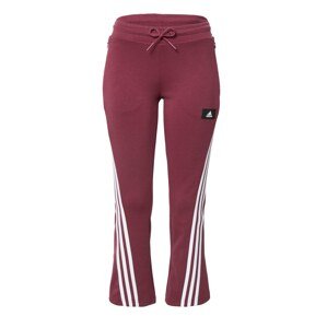 ADIDAS PERFORMANCE Športové nohavice  černicová / čierna / biela