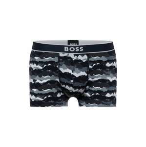 BOSS Black Boxerky  svetlosivá / tmavosivá / čierna / biela