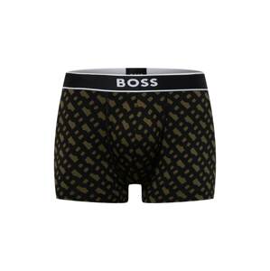 BOSS Black Boxerky  tmavozelená / čierna