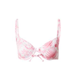 Hunkemöller Bikinový top  ružová / biela