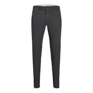 JACK & JONES Chino nohavice 'DAVE'  čadičová