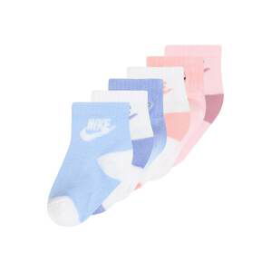 Nike Sportswear Ponožky  svetlomodrá / ružová / biela