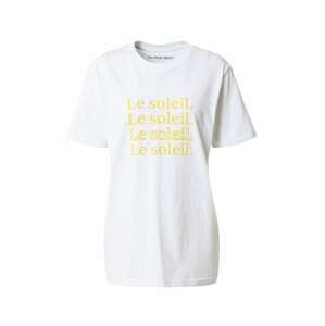 Les Petits Basics Tričko  žltá / biela