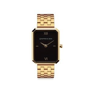 Kapten & Son Analógové hodinky 'Grace'  čierna / zlatá