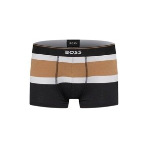 BOSS Black Boxerky  biela / čierna / tmavobéžová