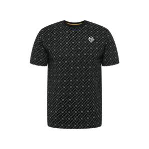 Sergio Tacchini Tričko  čierna / biela