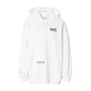 LEVI'S Mikina 'PRISM HOODIE NEUTRALS'  tyrkysová / čierna / biela