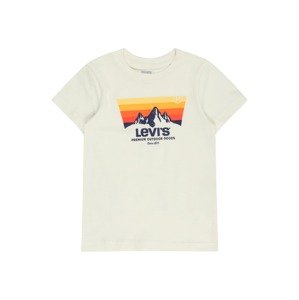 LEVI'S Tričko 'MOUNTAIN'  béžová / námornícka modrá / žltá / oranžová