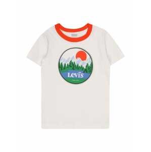 LEVI'S Tričko 'WILDERNESS'  svetlomodrá / zelená / oranžovo červená / prírodná biela