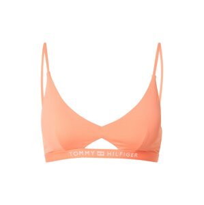 Tommy Hilfiger Underwear Bikinový top  marhuľová / biela