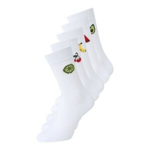 Only & Sons Ponožky 'NICK'  biela / zmiešané farby