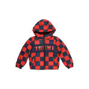 TOMMY HILFIGER Prechodná bunda  námornícka modrá / červená