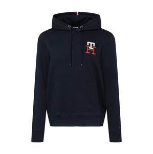 TOMMY HILFIGER Mikina  námornícka modrá / ohnivo červená / biela