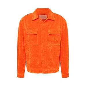 Calvin Klein Jeans Prechodná bunda  neónovo oranžová