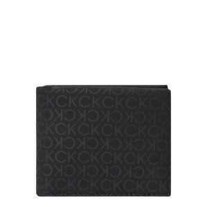 Calvin Klein Peňaženka 'Bifold'  tmavosivá / čierna