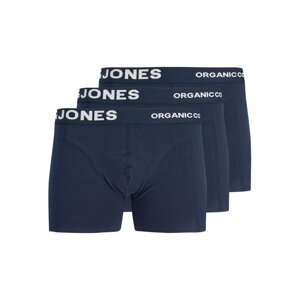 JACK & JONES Boxerky 'Fox'  námornícka modrá / biela