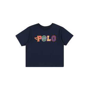 Polo Ralph Lauren Tričko  tmavomodrá / limetková / svetloružová / biela