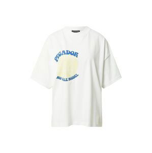 Pegador Oversize tričko 'TARZANA'  biela / svetložltá / modrá