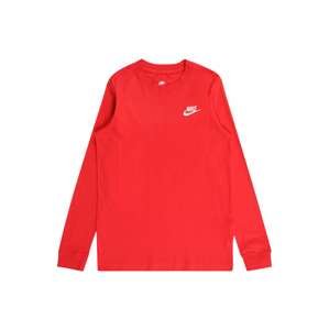 Nike Sportswear Tričko 'Futura'  svetločervená / biela