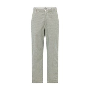 LEVI'S Chino nohavice  zelená / béžová / svetlohnedá