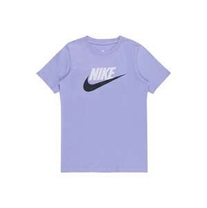 Nike Sportswear Tričko  svetlofialová / biela / čierna