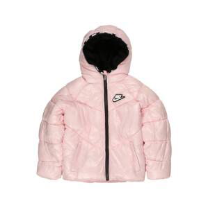 Nike Sportswear Zimná bunda  ružová / čierna / biela