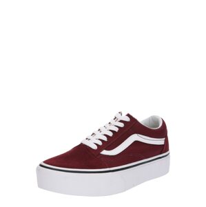 VANS Nízke tenisky 'Old Skool'  bordová / biela