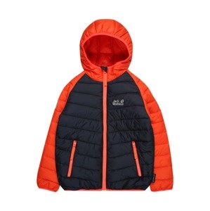 JACK WOLFSKIN Prechodná bunda 'Zenon'  námornícka modrá / sivá / oranžovo červená