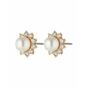 Kate Spade Náušnice 'Halo Studs'  zlatá / biela