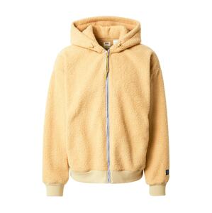 LEVI'S ® Flisová bunda 'Sherpa Full Zip Hoodie'  svetlobéžová / nebesky modrá / čierna