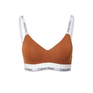 Calvin Klein Underwear Podprsenka  tmavobéžová / čierna / biela