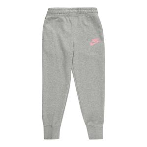 Nike Sportswear Nohavice  sivá melírovaná / fuksia