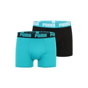 PUMA Boxerky  vodová / čierna / biela