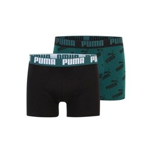 PUMA Boxerky  smaragdová / čierna / biela