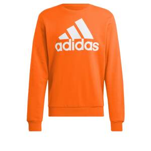 ADIDAS SPORTSWEAR Športová mikina  tmavooranžová / biela