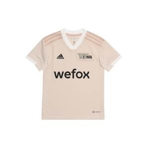 ADIDAS PERFORMANCE Funkčné tričko 'FC Union Berlin'  béžová / čierna