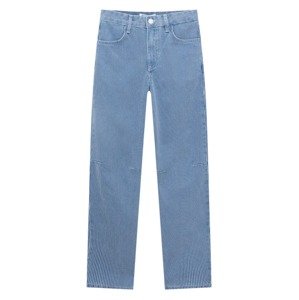 Pull&Bear Džínsy  modrá denim / biela